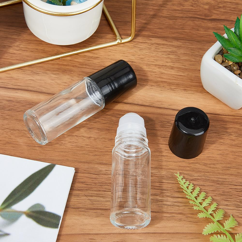 GORGECRAFT 50ml Flacon Roll On Vide 2pcs Flacon Roller En Verre Dépoli Pour Huiles Essentielles Flacon Déodorant Vide Contenant Anti Fuite Rechargeable Échantillons De Voyage Cosmétiques Parfums