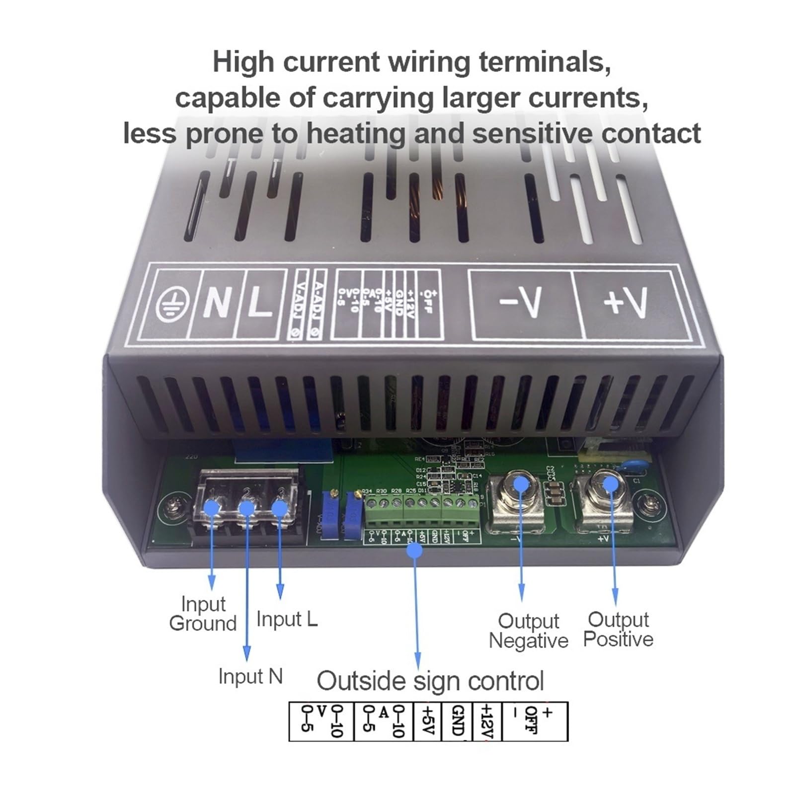Alimentatore switching regolato da 2000 W da 12 V a 400 V CA-CC