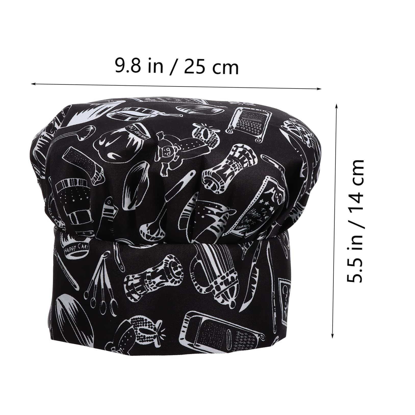 FOMIYES Gorro De Chef para Cocina Y Sombrero De Trabajo Unisex con Transpirable Circunferencia