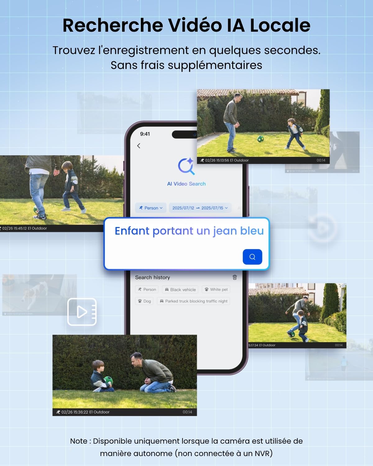 Reolink Elite XPro PoE Caméra de Surveillance 16MP 2 Objectifs Couverture 180°, Vision Nocturne ColorX/IR, Ouverture F1.0, Détection Humain/Véhicule/Animal, Trajectoire Intégrée et Enregistrement 24/7