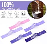Elastique Musculation, [Lot de 5] Bande Élastique Musculation, 5 Niveaux de Résistance Elastique Sport avec Sac de Rangement, Bande de Resistance Musculation pour Yoga Pilates Sports - 3