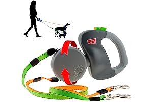 WIGZI Dual Dog Leash (2-Pack) | Small Dog Leash | Double Dog...