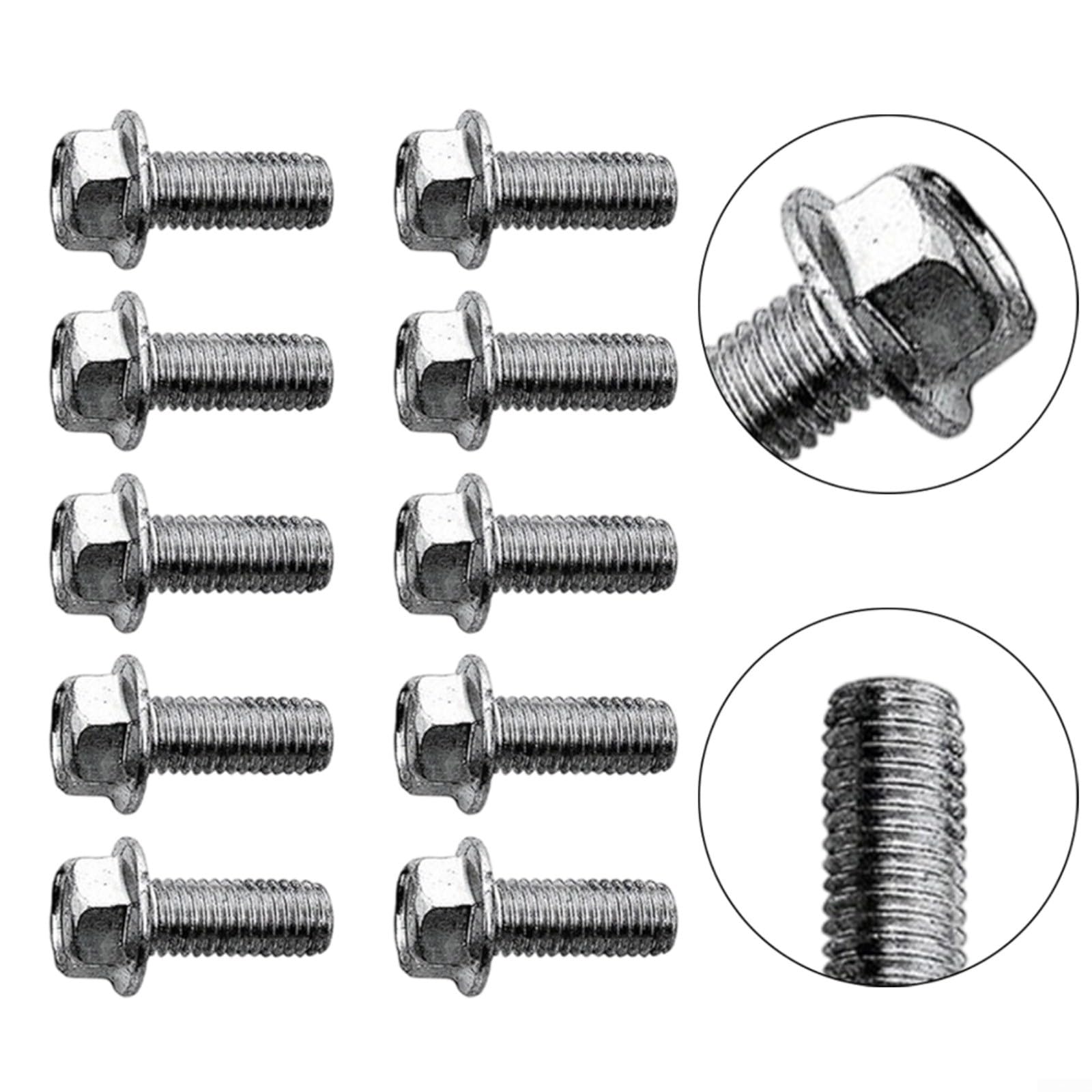 FUBESK Bullone di montaggio per unità di taglio compatibile con tosaerba H e J, vite di fissaggio in metallo 5066754-01 5065702-01 5066454-01, riparazione robusta di ricambio per trattori da prato (10