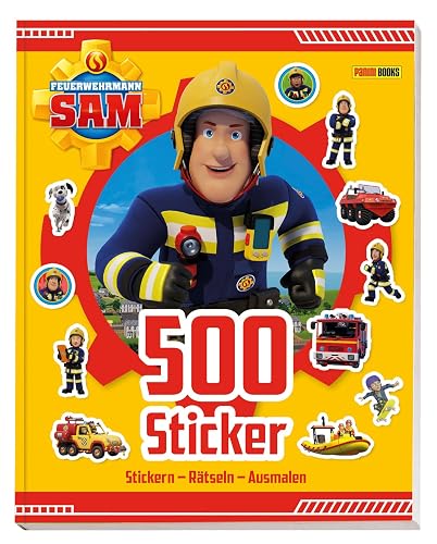 Feuerwehrmann Sam: 500 Sticker - Stickern - Rätseln - Ausmalen: Activitybuch mit Stickern