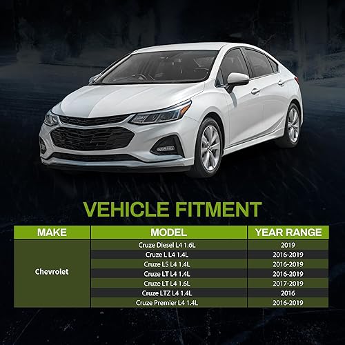 Miniatura 2 de AUTOSAVER88 Radiador compatible con Chevrolet Cruze L4 2016 2017 2018 2019 1.4L 1.6L