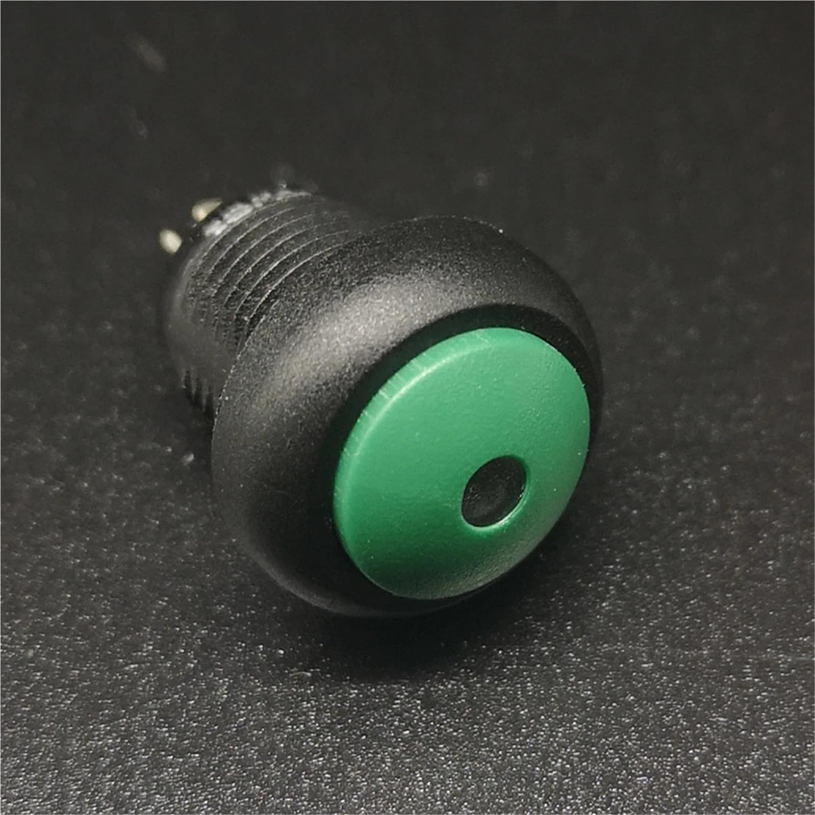 Interruttore luminoso illuminato a breve termine, autobloccante in plastica, 12 mm, 1 pezzo (A,Latching,LED voltage 24 V)