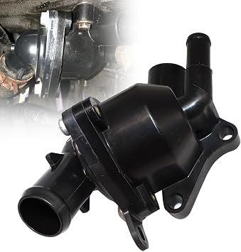 SecosAutoparts Coolant Thermostat Housing, Fit for Honda Civic 2002-2005 2.0L, CR-V 2002-2006 2.4L, Fit for Acura RSX 2002-2006 2.0L l4, Replace# 19320-PNA-003, 19301-PNA-003