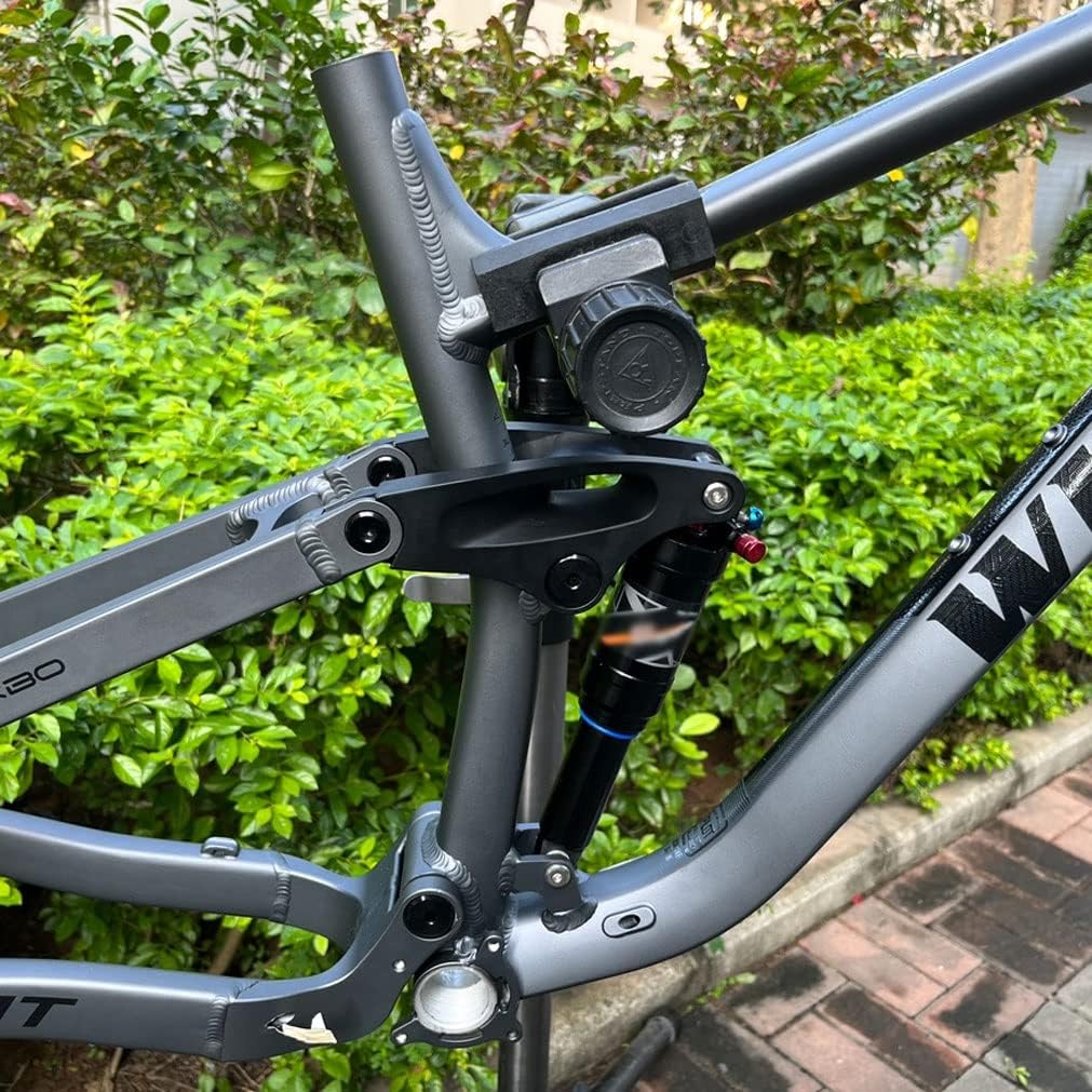 26er 27.5er 29er Bike Suspension Frame DH/XC/AM Enduro Mountain Bike Frame 17''/18'' Aluminium Alloy Disc Brake Frame Thru Axle 12 * 148mm Boost(Dark Grey,26 * 18'')