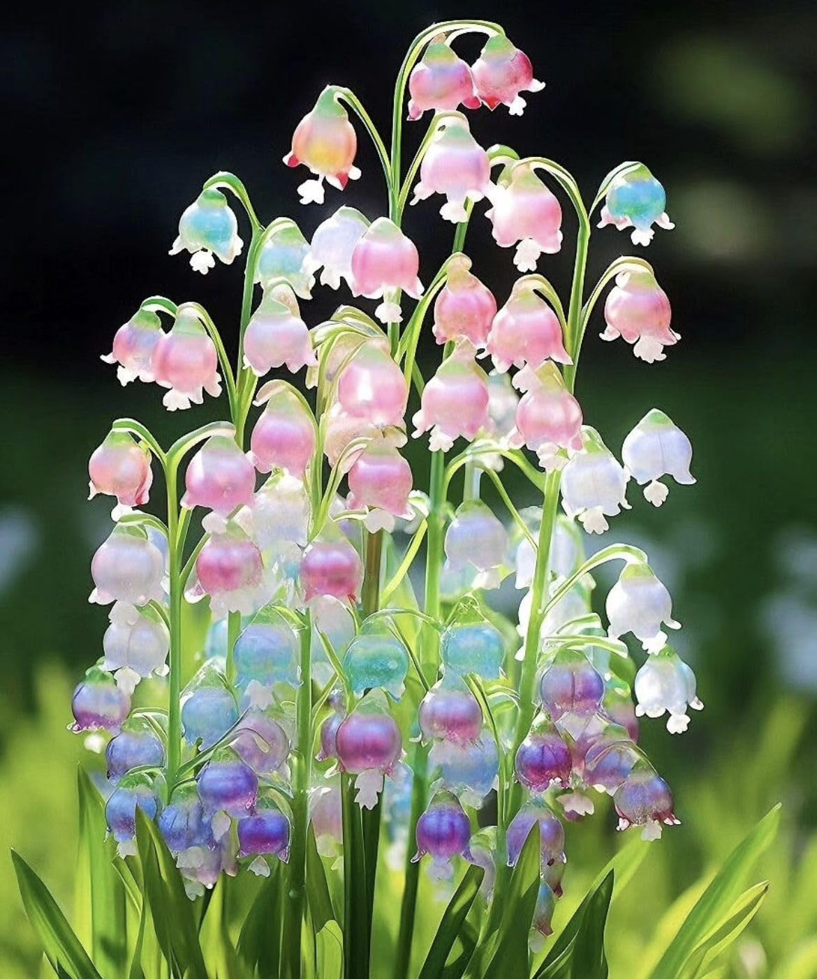 Beautiful Lily of The Valley for Planting UK, Hardy Perennial, Excellent Display, Mix Greening Flower, Natural Organic, Wedding, Balcony Garden-6 Bulbs-E