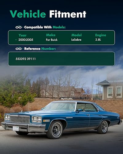 Miniatura 4 de SCITOO - Amortiguador trasero para Buick se adapta a amortiguadores Buick 553392 39111 - Juego de 2 piezas