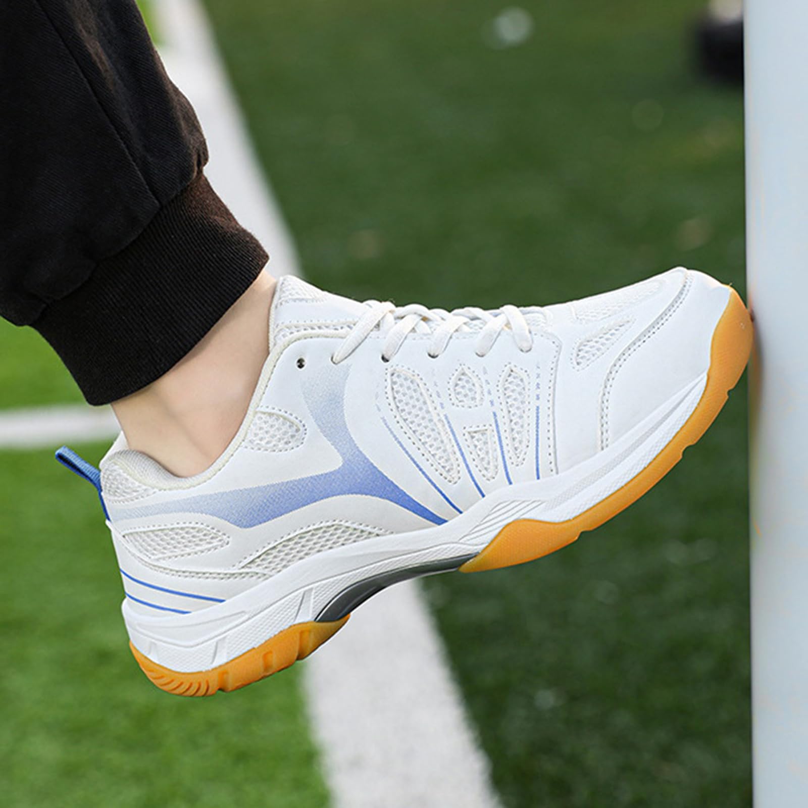 Zapatillas de bádminton para Hombre, Zapatillas Tenis para cancha de Pickleball, Zapatos Deportivas cómodas Entrenamiento en cancha Interior
