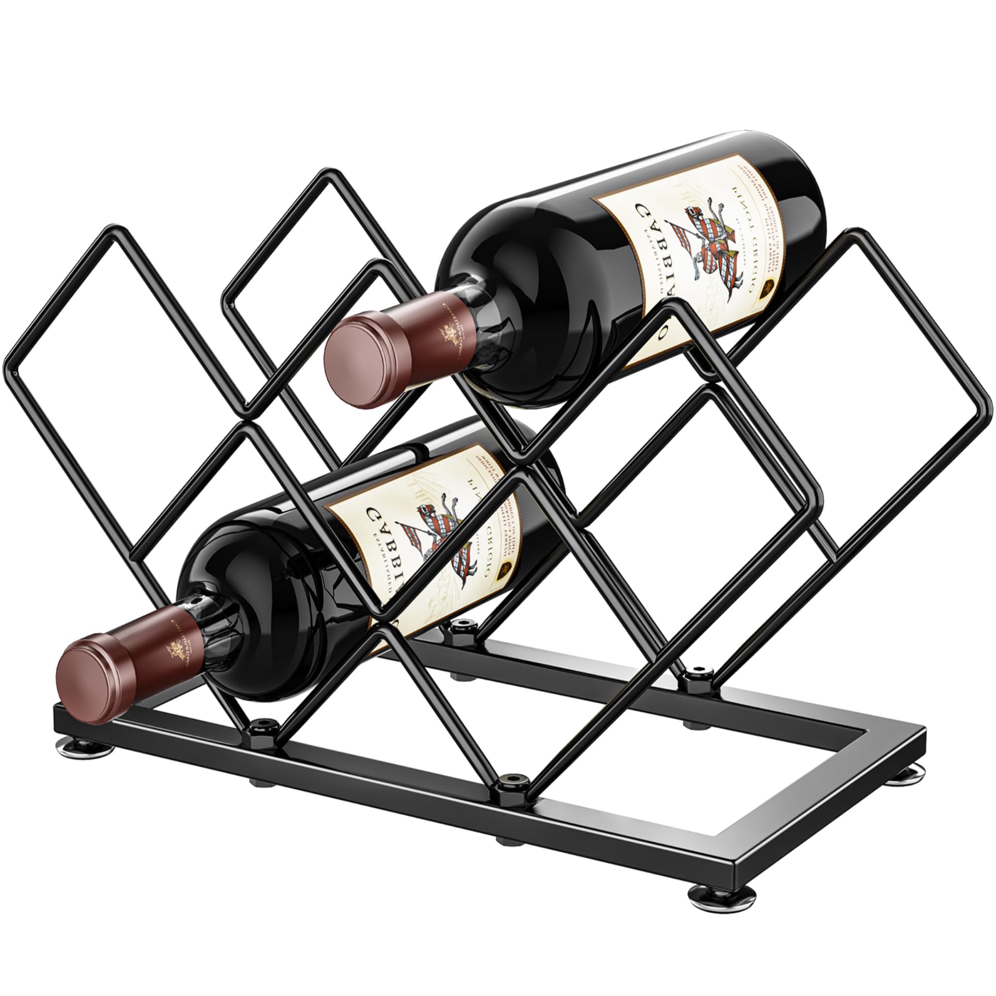 Casier à vin en métal POKIPO pour 7 bouteilles de vin compact de cuisine