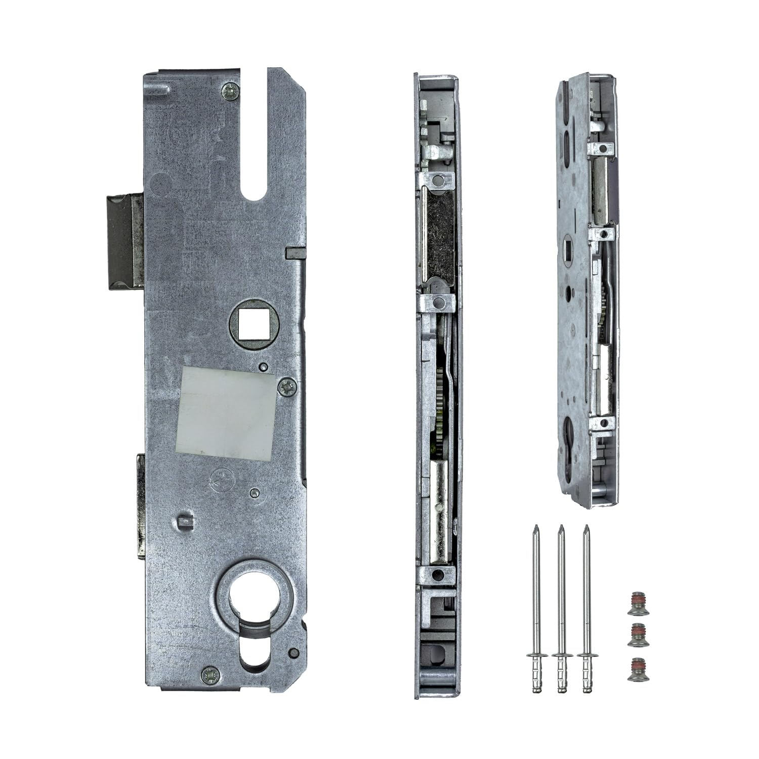 Serrure de réparation KFV 8250 | Serrure à mortaiser pour rénovation, pour verrouillages multipoints - Boîtier de serrure pour réparation ou remise en état | Entraxe 92 mm, profondeur du carré 40 mm