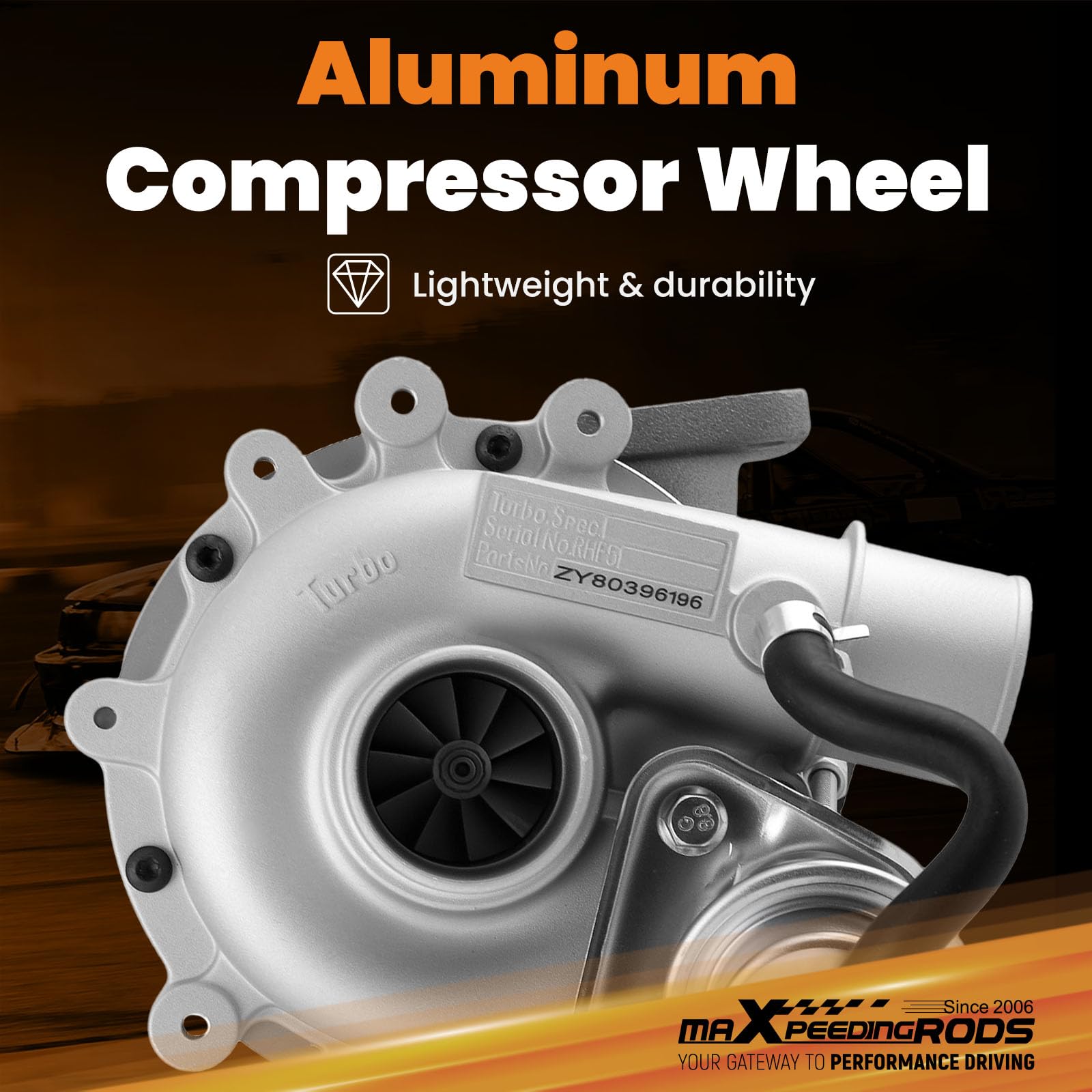 A-Premium Complete Turbo Turbocharger Kit, With Wastegate - View #6