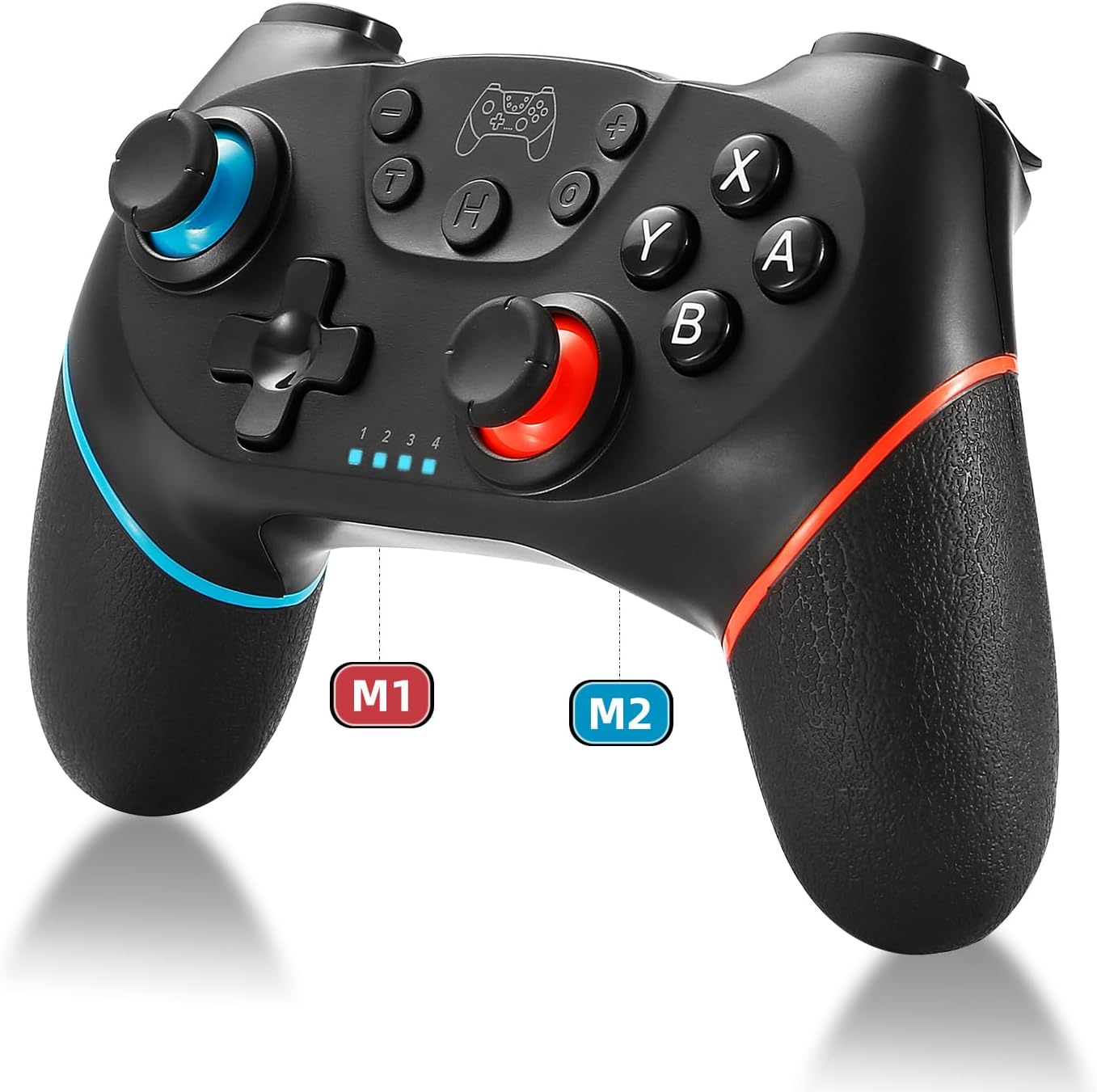 BOLEi Wireless Pro Controller for Switch/Lite/OLED Pro Controller with Programmable,Fast Connection,Wake Up, Remote Joystick Gamepad Supports Gyro Axis, Turbo, Dual Vibration, Screenshot