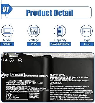 Amazon.com: Dentsing ZO04XL HSTNN-LB6W Laptop Battery Replace for