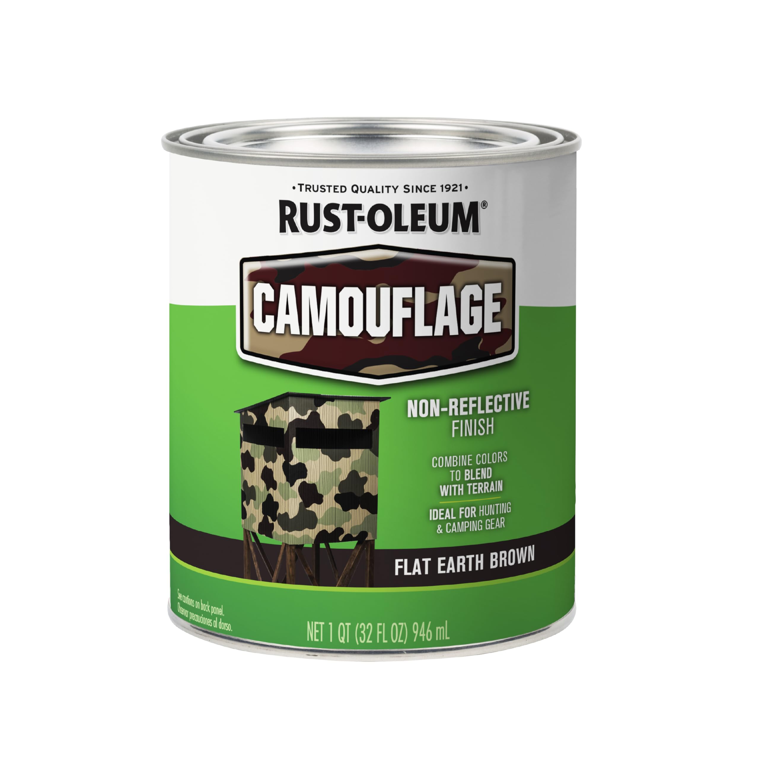 Rust-Oleum Camouflage Flat Earth Brown Paint