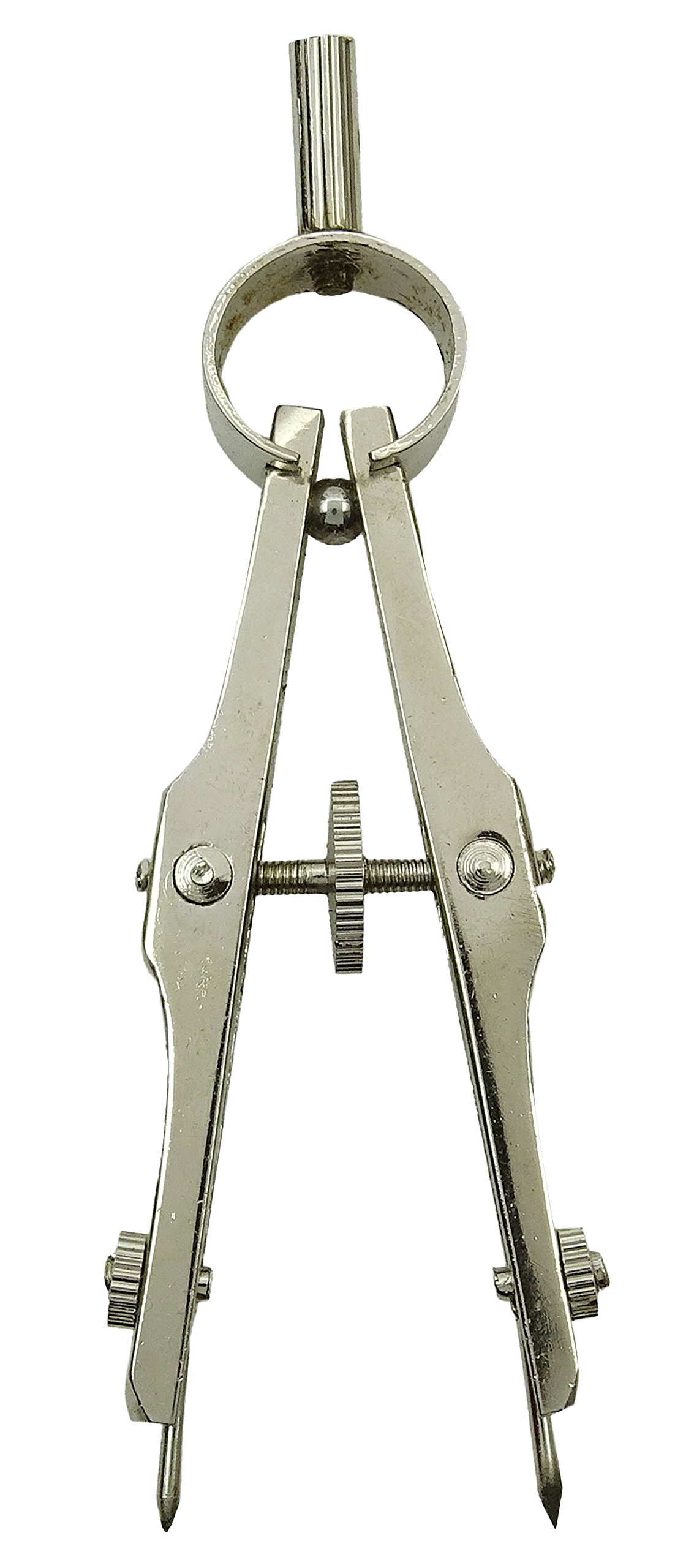 Multipurpose Mathematical Drawing Center wheel Divider Compass - 8.5 cm Long