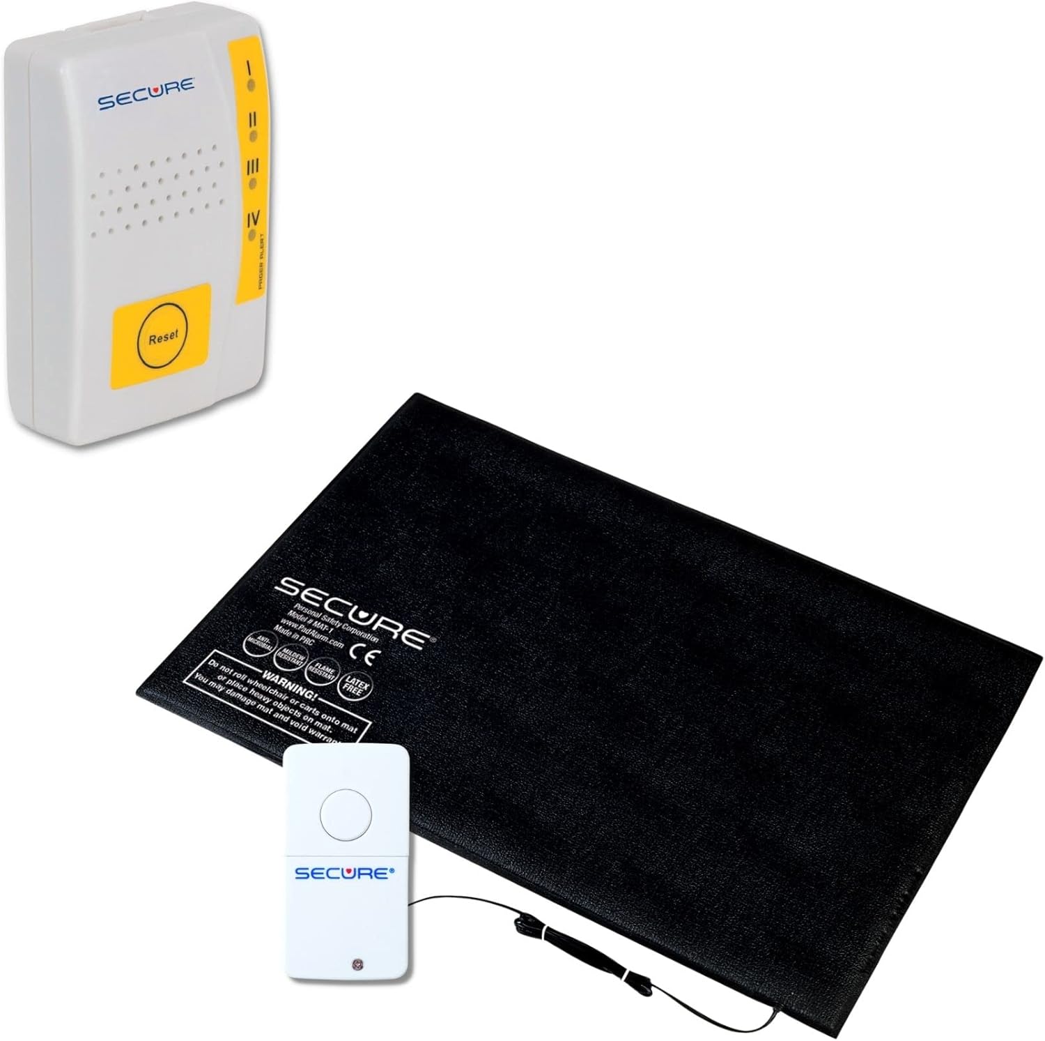 Secure Bed Alarm for Elderly Adults Wireless Vibrating