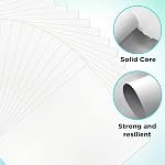 White Cardstock 8.5×11, 40 Sheets Heavyweight Card Stock, 65lb Thick Printer Paper for Printing, Crafts, Scrapbooking, Business Cards, Invitations, DIY Projects