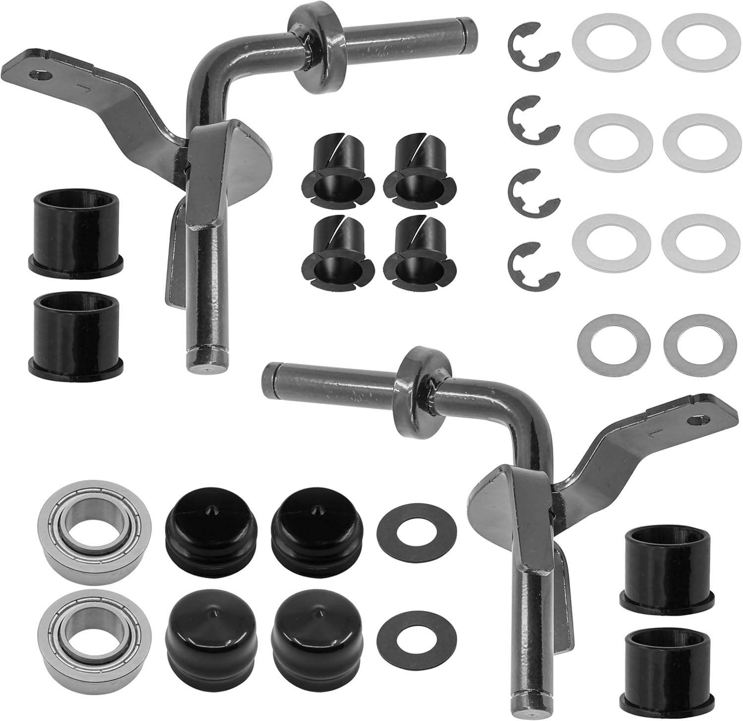 Caltric Wheel Steering Spindle Kit Compatible with Electrolux/AYP LT 2216 LT2217 LT2223 Lawn Tractor