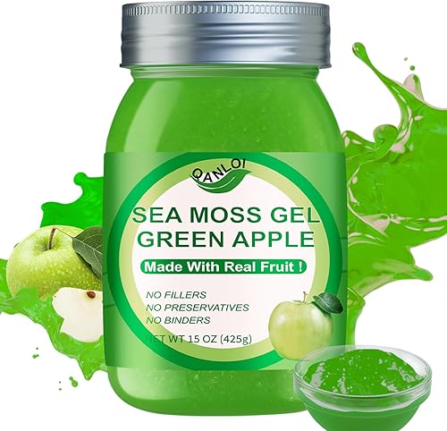 Sea Moss Raw - Gel natural de musgo marino de 15 onzas con musgo marino irlandés, apoyo inmunológico y digestivo, suplementos antioxidantes