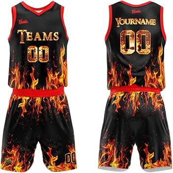 トップス ON FIRE REVERSIBLE BBALL JERSEY IN BLACK Rebound 1-ply Reversible Jersey - Challenger Teamwear