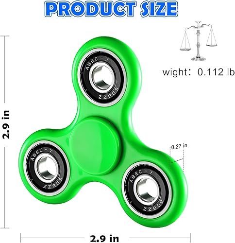 Miniatura 7 de SCIONE Paquete de 5 juguetes giratorios sensoriales a granel, juguetes de ansiedad para aliviar el estrés, recuerdos de fiesta para niños y adultos,