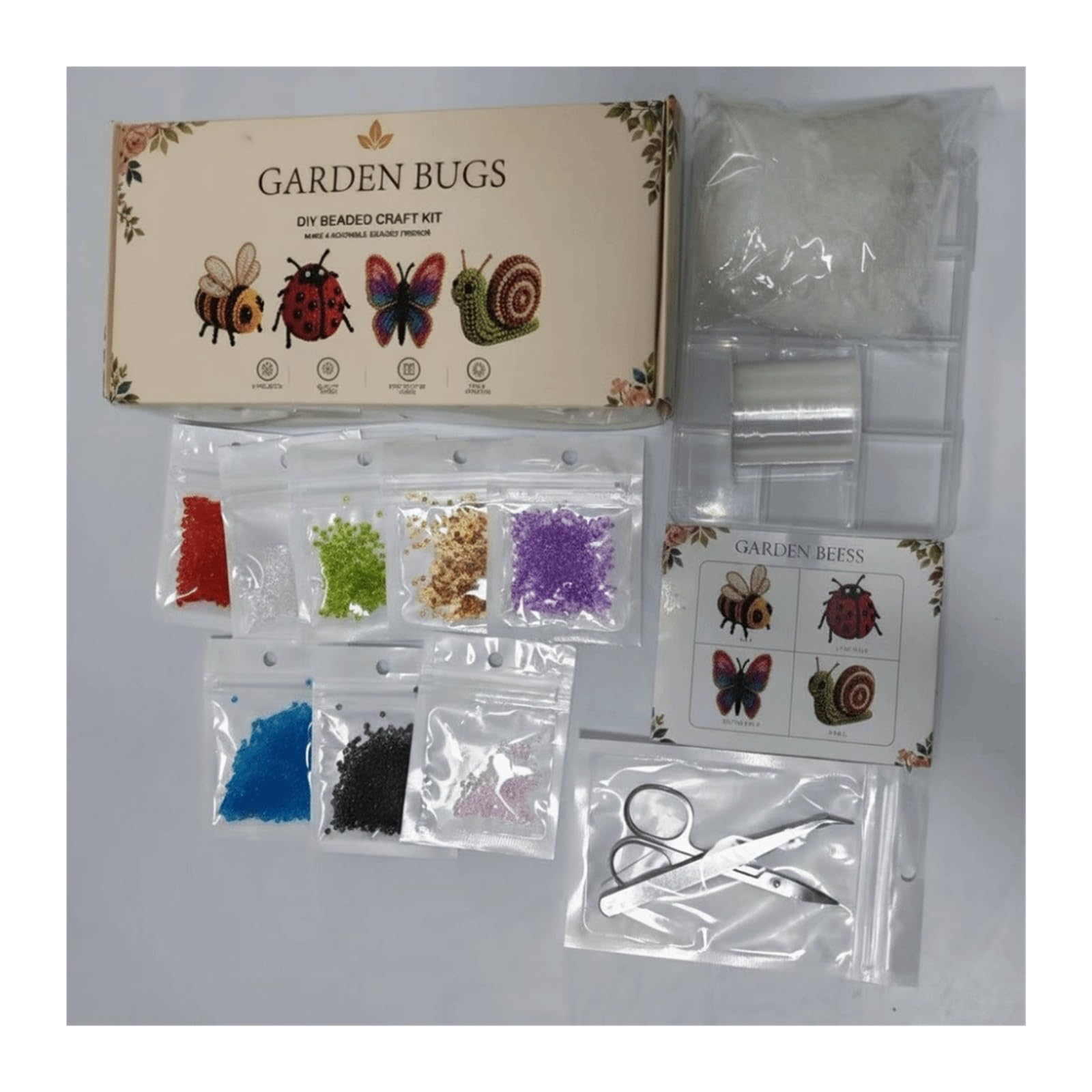 Senyoi DIY Beads kit Handmade DIY Animal Bead Embroidery Kit