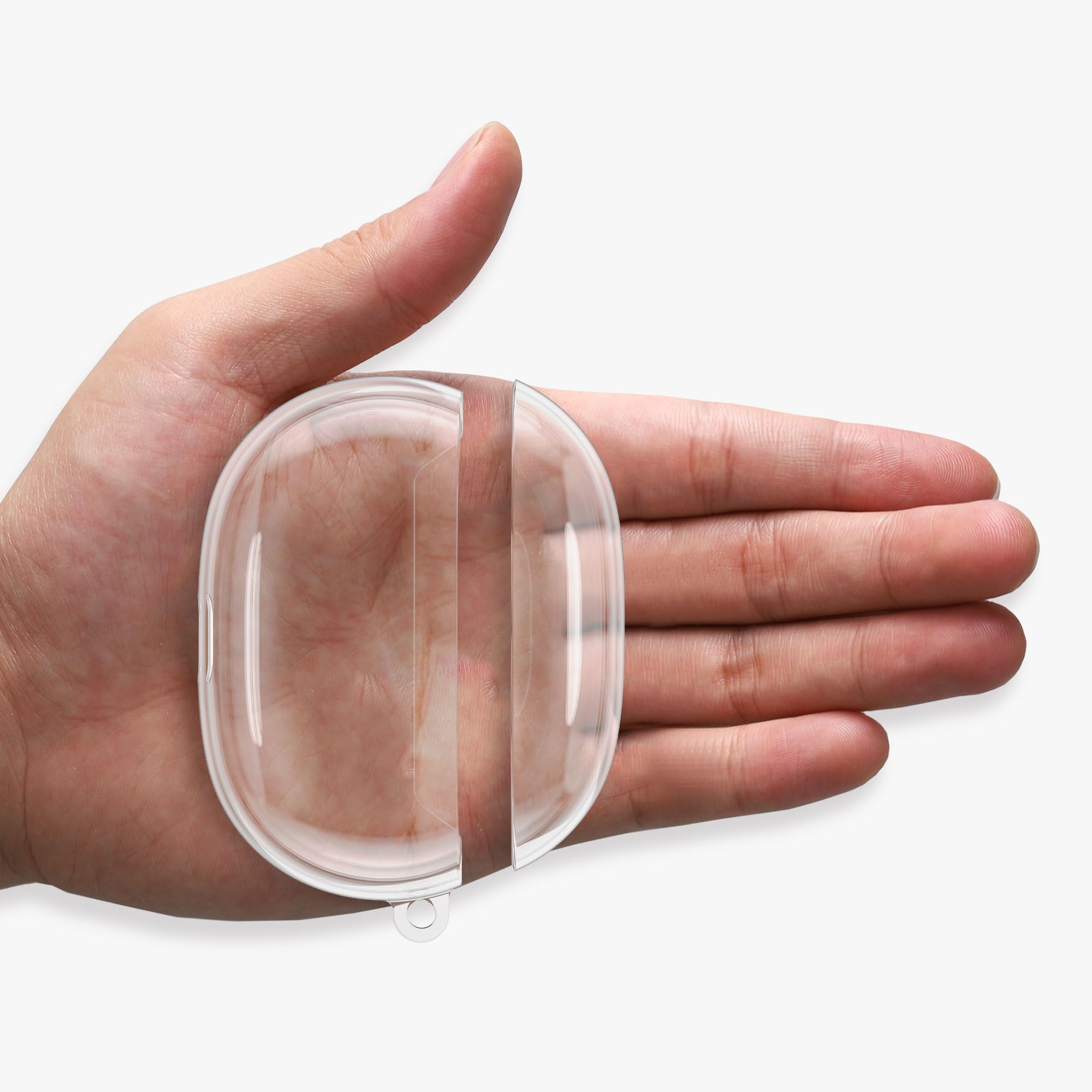kwmobile Earphones Case for Beats Studio Buds Case - Clear TPU Silicone Earbuds Cover - Transparent - Image 2