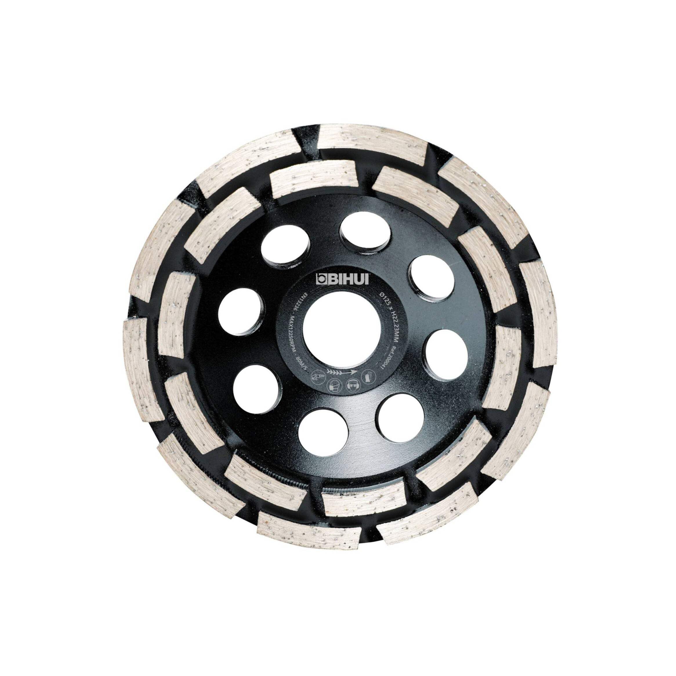 Bihui Diamond Dual-Row Grinding Cup Wheel