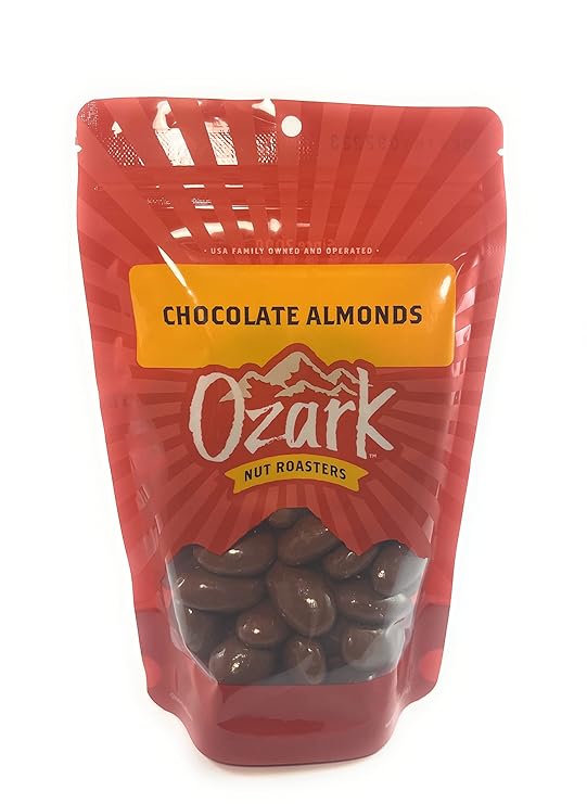 OZARK NUT ROASTERS, Chocolate Almonds, Flavored Snack Nuts