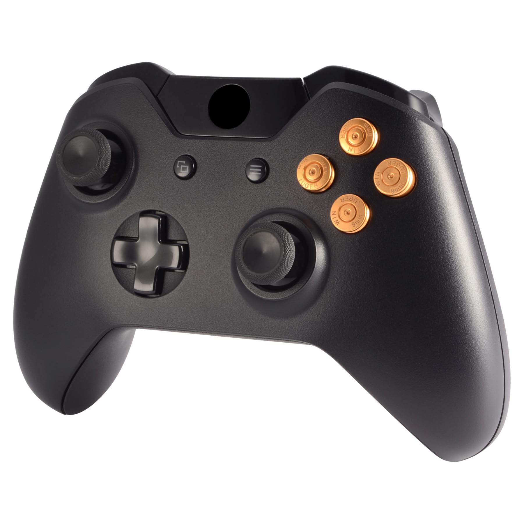 eXtremeRate Boutons ABXY de Remplacement pour Xbox One S/Xbox One X/Xbox One Elite/Xbox One Elite Series 2/Xbox One Standard, Boutons ABXY en Aluminium Doré