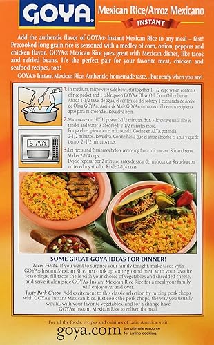 Miniatura 4 de Goya Foods - Arroz mexicano instantáneo, sabor a pollo, 6 onzas (paquete de 24)