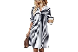 Classic Striped Tunic Dress: A Fashionable and Versatile Essential