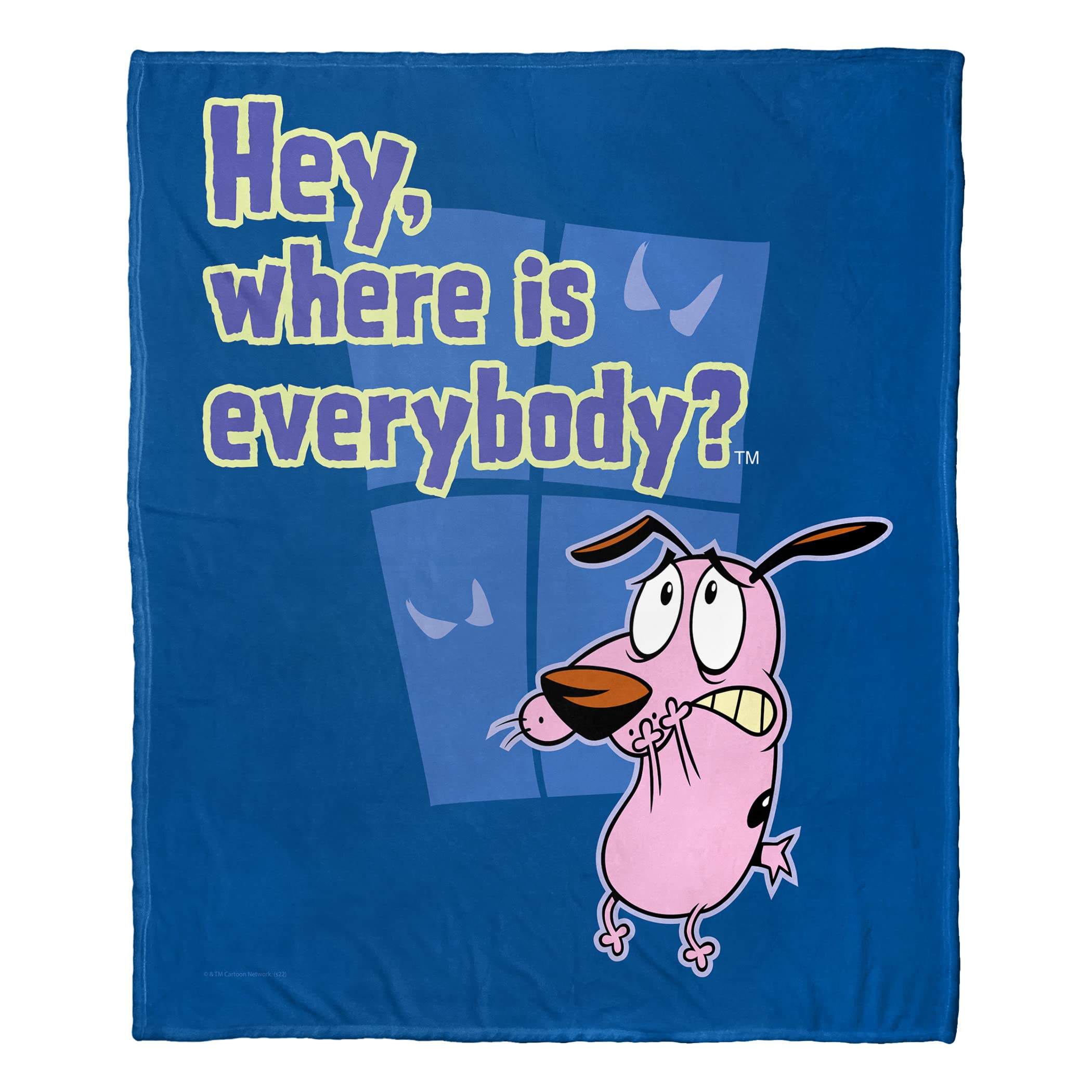 Couverture Courage The Cowardly Dog Plaid Cartoon Network 127x152