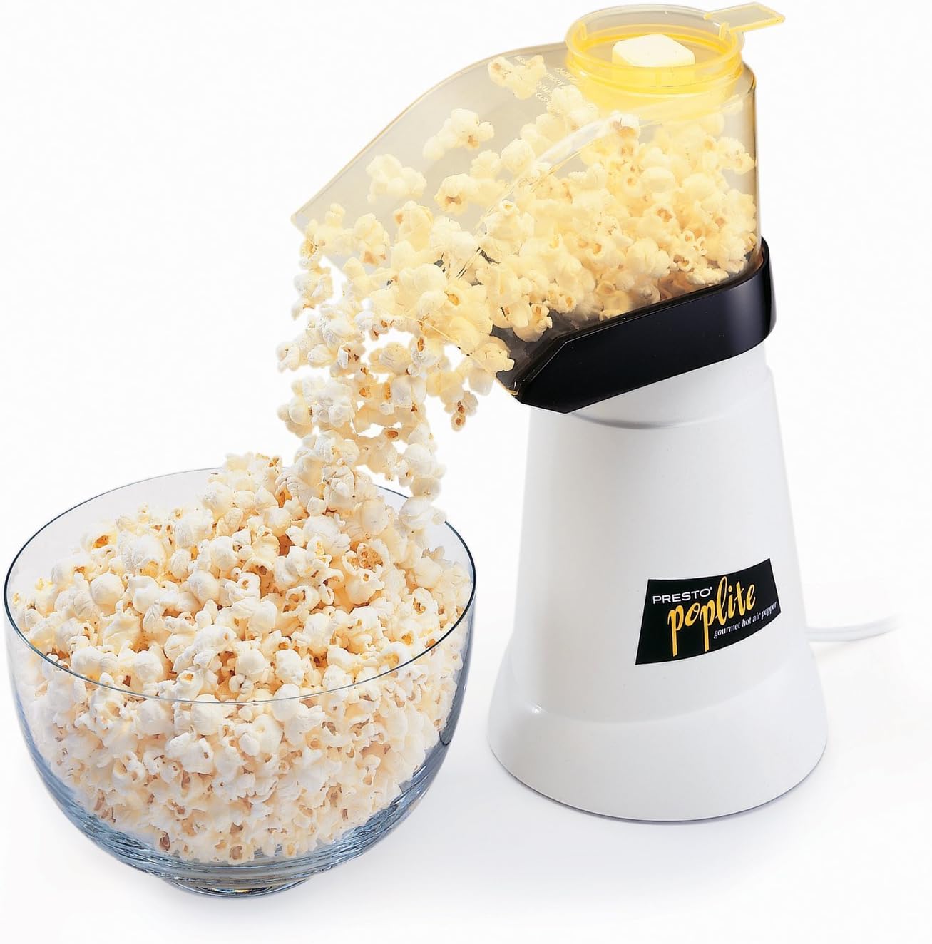 Presto 04820 Poplite Hot Air Popper, White, New