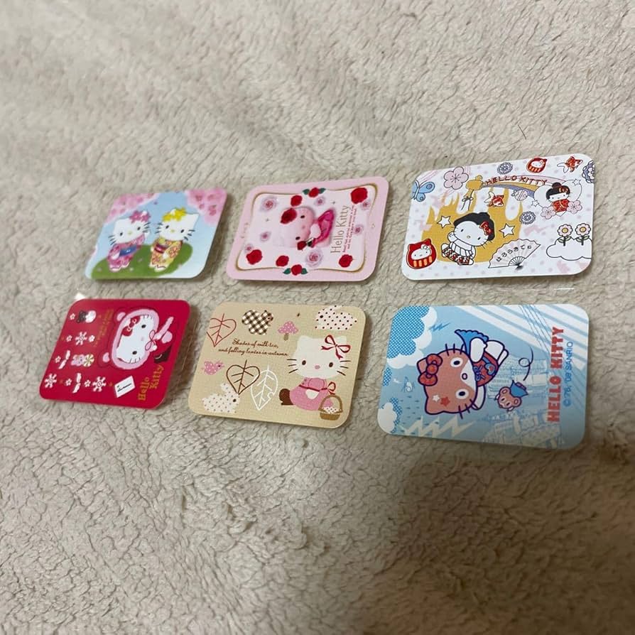 Amazon | 当時物 平成レトロ レア キティ シールセット キティ