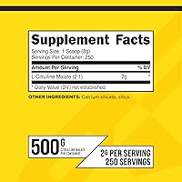 Vista 2 de PrimaForce Malato en polvo de L-citrulina, sin sabor, 17.64 oz, vegano, sin OMG