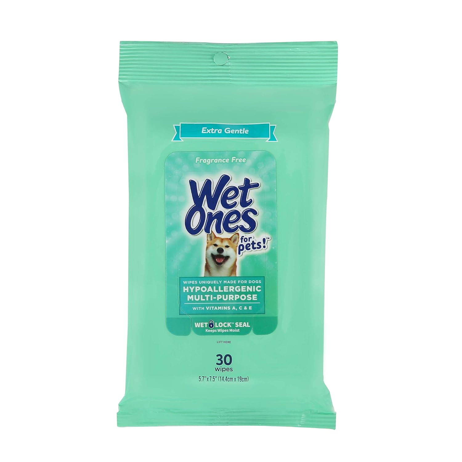 Wet Ones for Pets Hypoallergenic MultiPurpose Dog Wipes with Vitamins