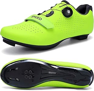 Amazon | [Qunqene] ビンディングシューズ サイクルシューズ ロード