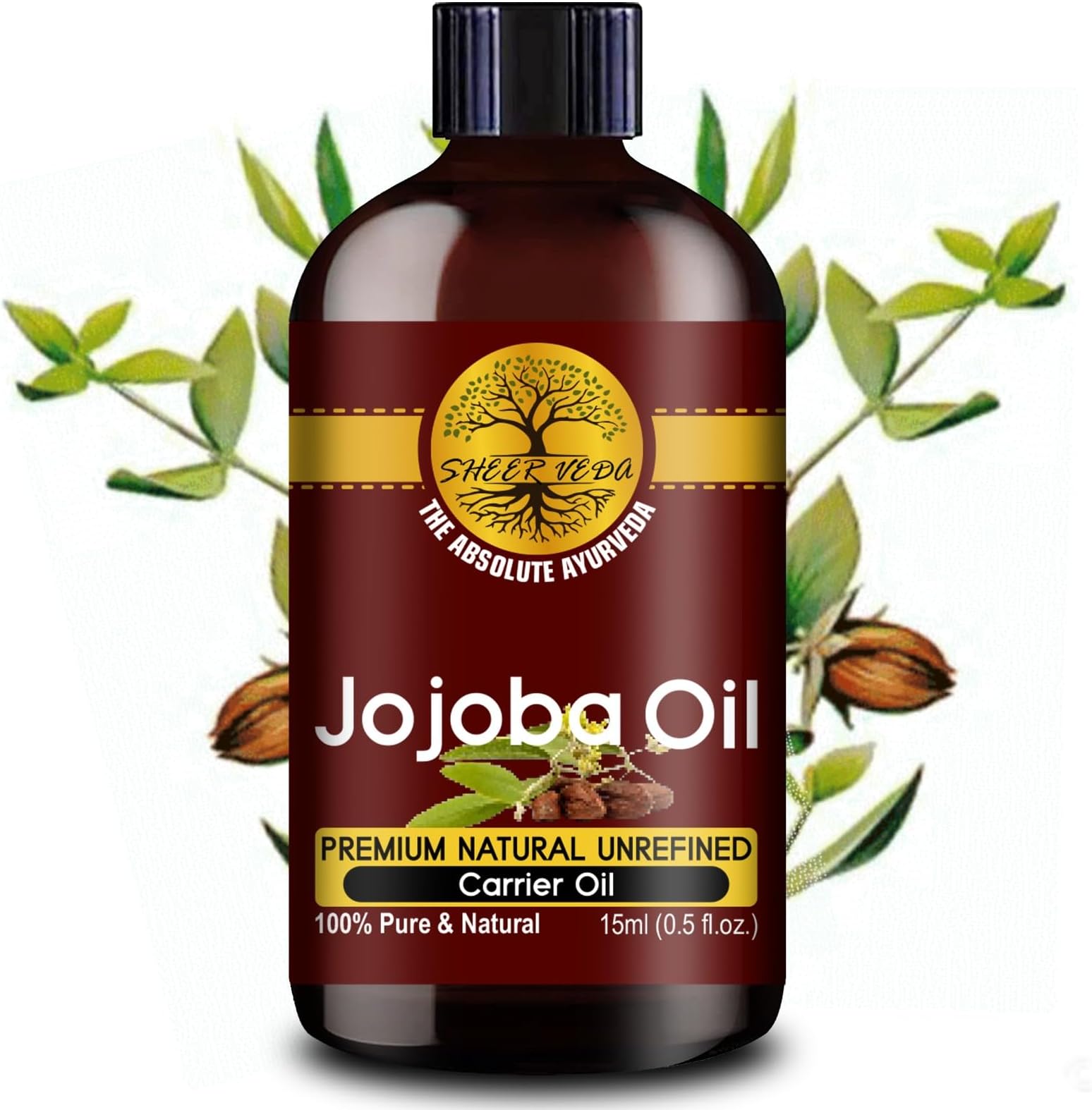 Sheer Veda Pure and Organic Jojoba oil for Hair Skin and Body (15)