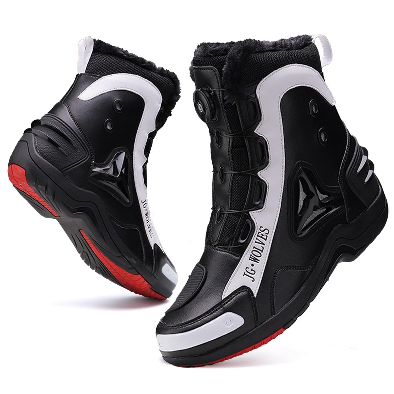 Scarpe da Moto da Uomo, Stivali da Motociclista Impermeabili