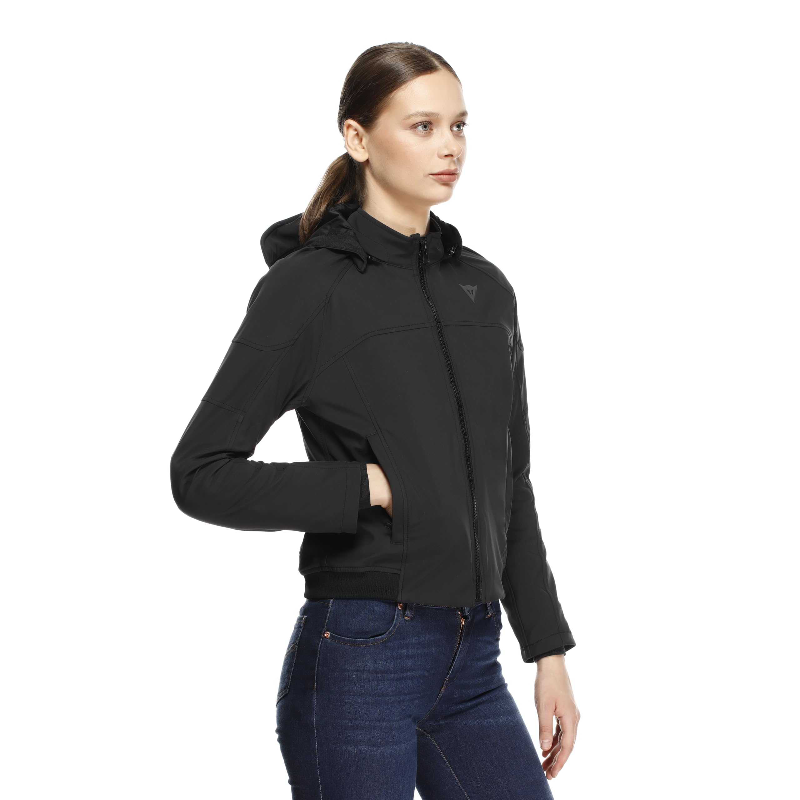 Dainese Chaqueta de Moto con Capucha de Tela para Mujer