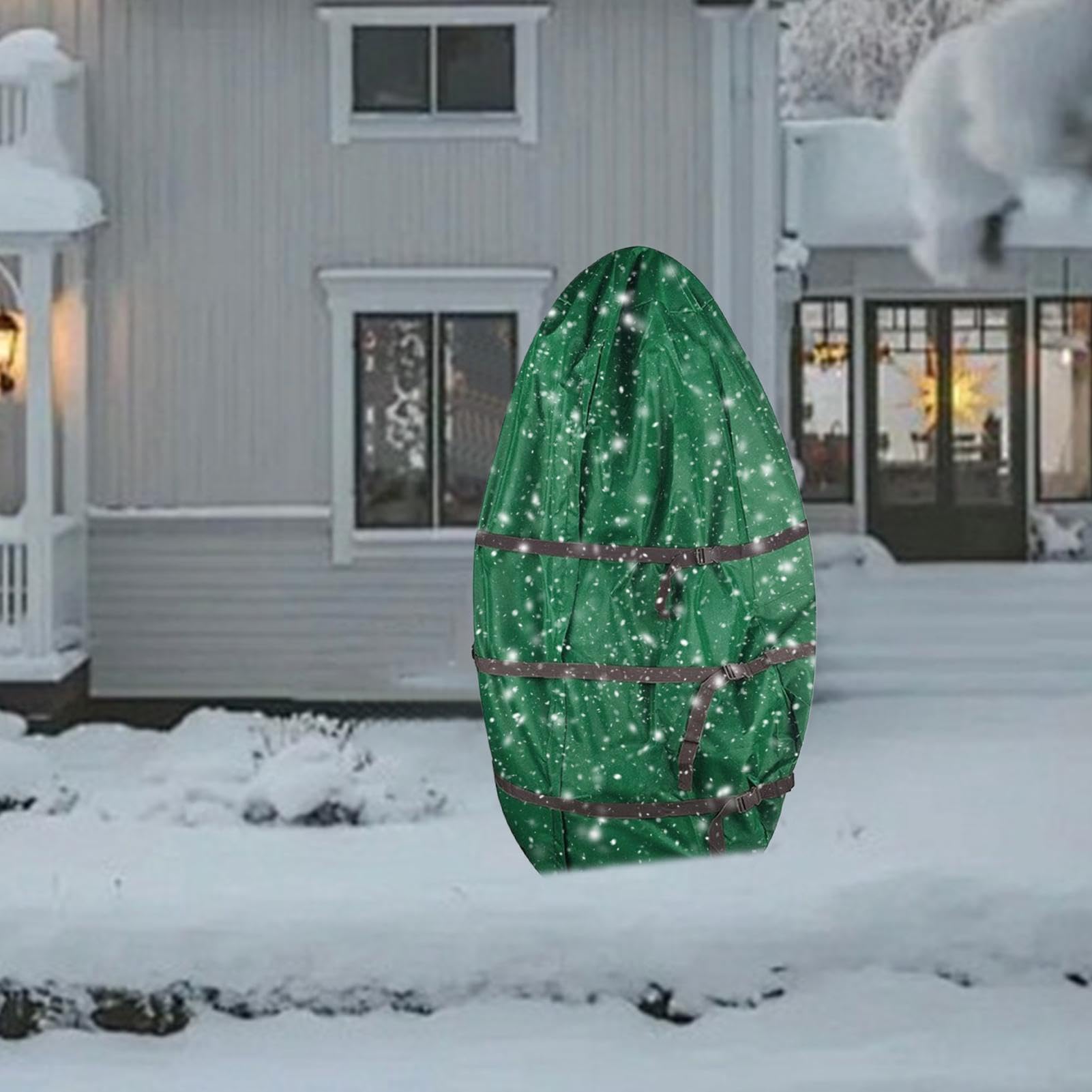 Contenitore per alberi di Natale, verticale, regolabile, resistente | copertura per albero di Natale, a prova di e polvere, protezione per albero di Natale per casa, appartamento, interni ed