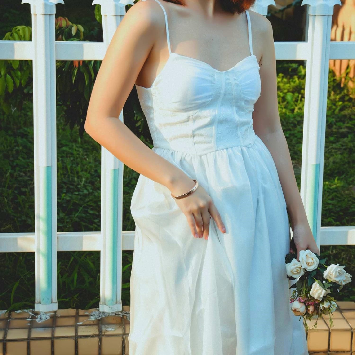 MILAKOO Stainless Steel Plain Polished Finish Cuff Bangle Bracelets for Women - Image 2