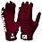 Nxtrnd G1 Youth Football Gloves, Kids Sticky Receiver Gloves (Maroon, Youth Small)