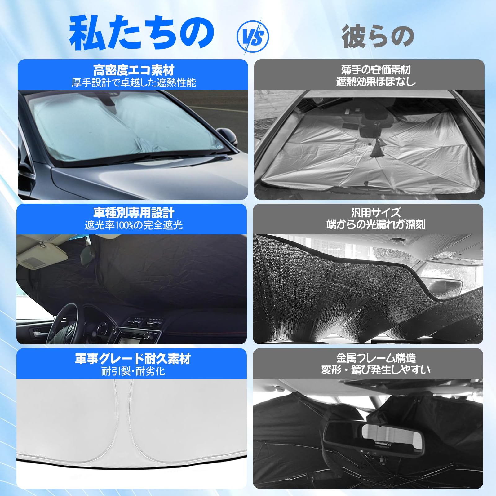 Amazon.co.jp: GFWGTS オート サンシェード フロントガラス用 純正