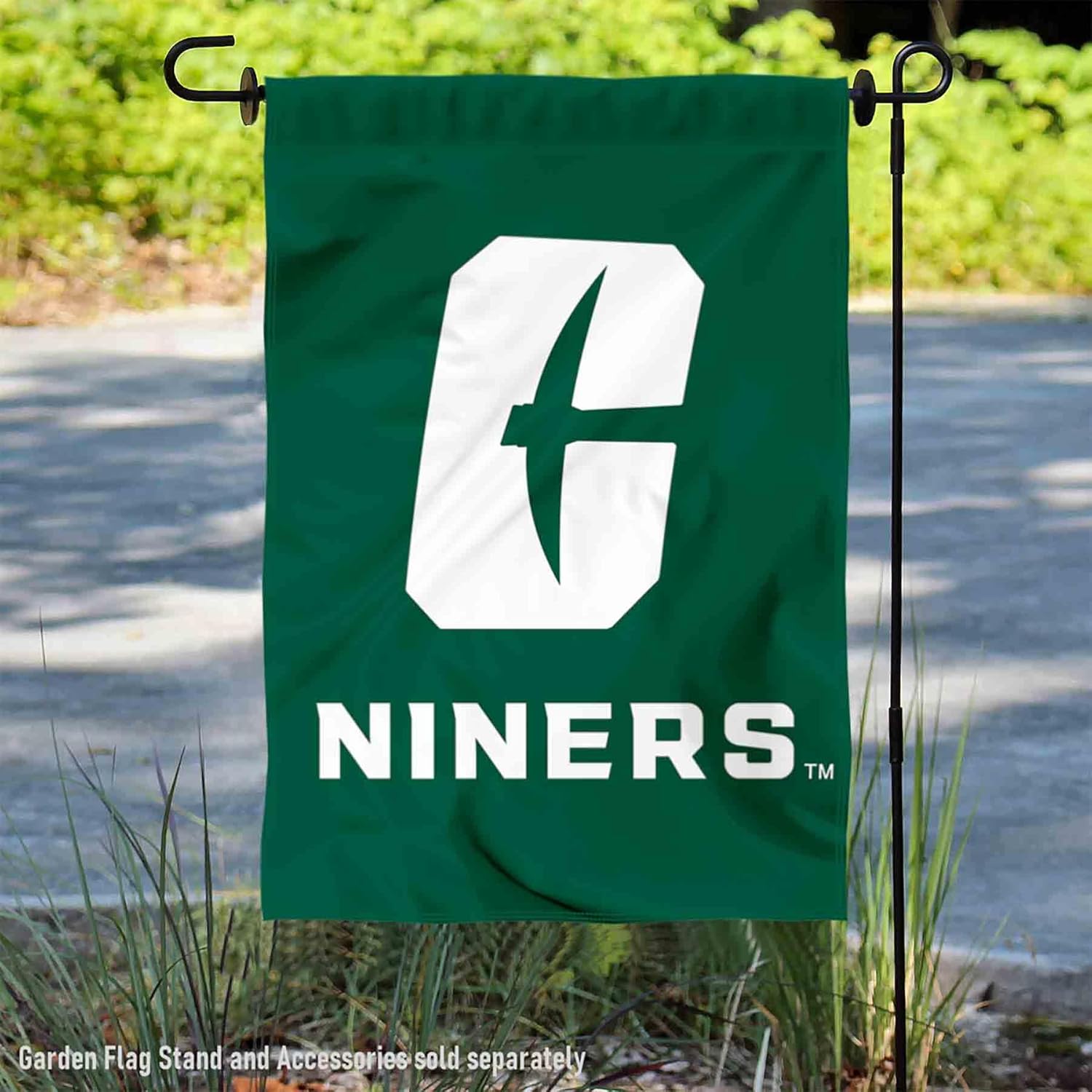 Charlotte 49ers All In C Garden Banner Flag - Image 2