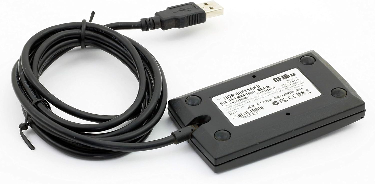 RF Ideas pcProx Plus USB 2.0 Smart Card Reader, bottom view